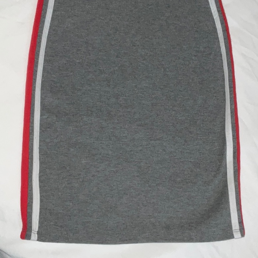 H&M Red and Gray Mini Dress - Picture 5 of 7